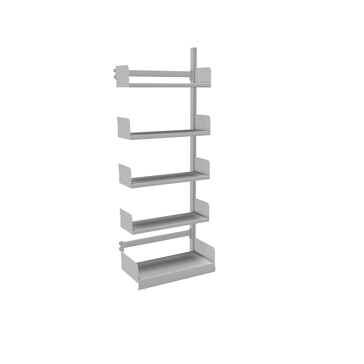 Rayonnage ouvert Variabo, module d'extension, unilatéral, profondeur de l'étagère 250 mm, 750 x 2000 mm