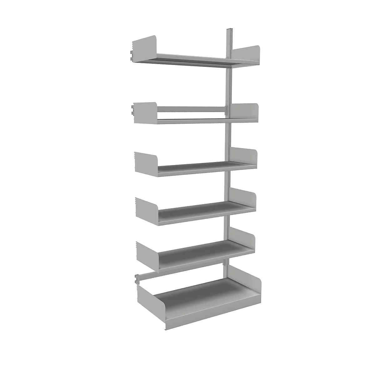 Rayonnage ouvert Variabo, module d'extension, unilatéral, profondeur de l'étagère 400 mm, 1000 x 2500 mm