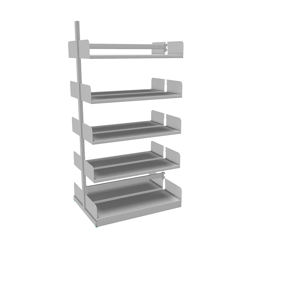 Rayonnage ouvert Variabo, module d'extension, utilisable des deux côtés, profondeur de compartiment 300 mm, 1000 x 2000 mm