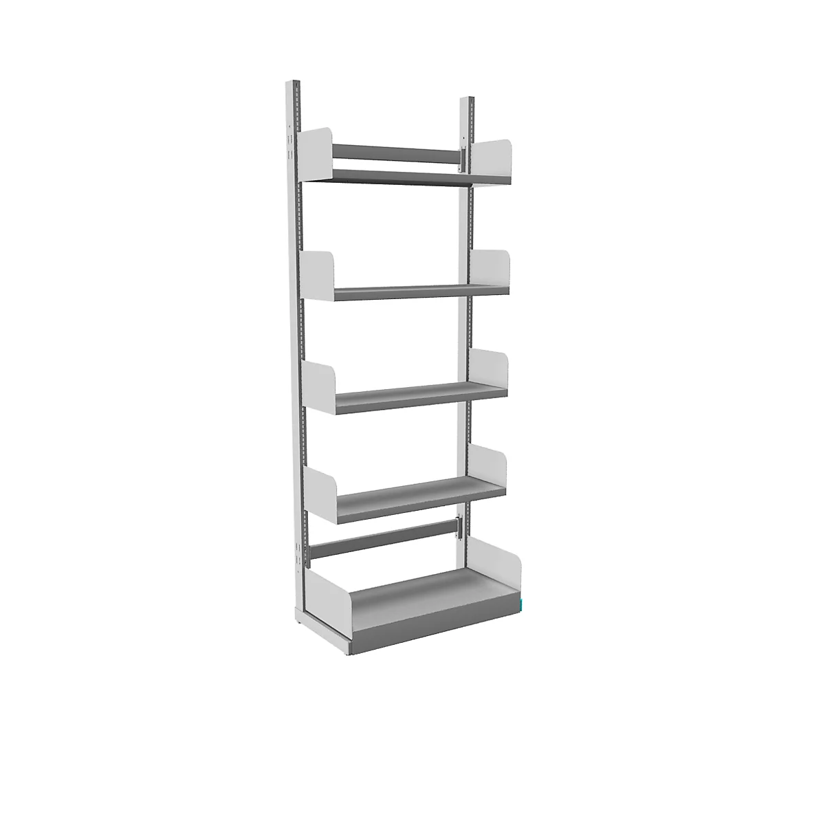 Rayonnage ouvert Variabo, module de base, unilatéral, profondeur de l'étagère 300 mm, 750 x 2000 mm