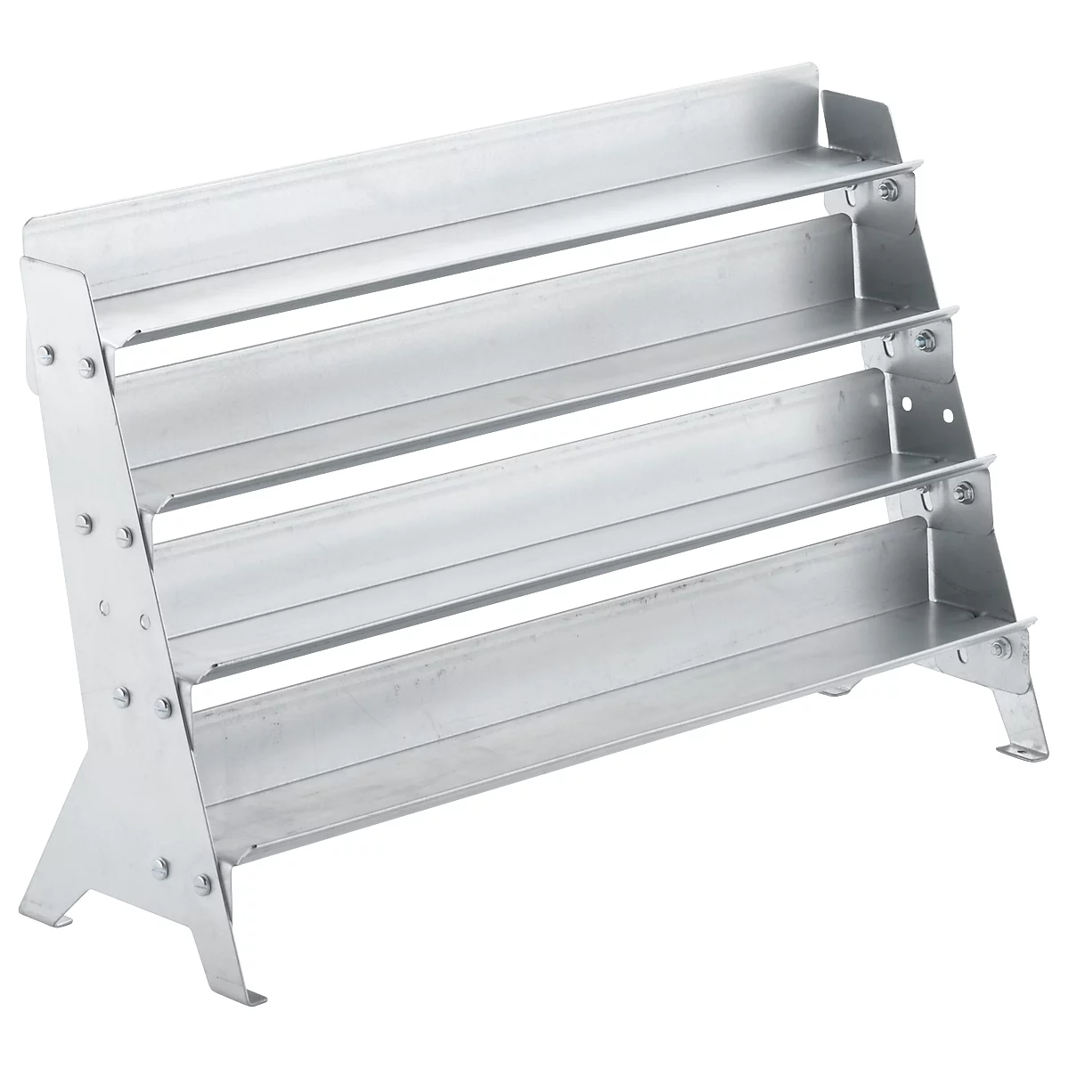 Rayonnage pour bacs à bec Assistent 6 FIX, sans bacs