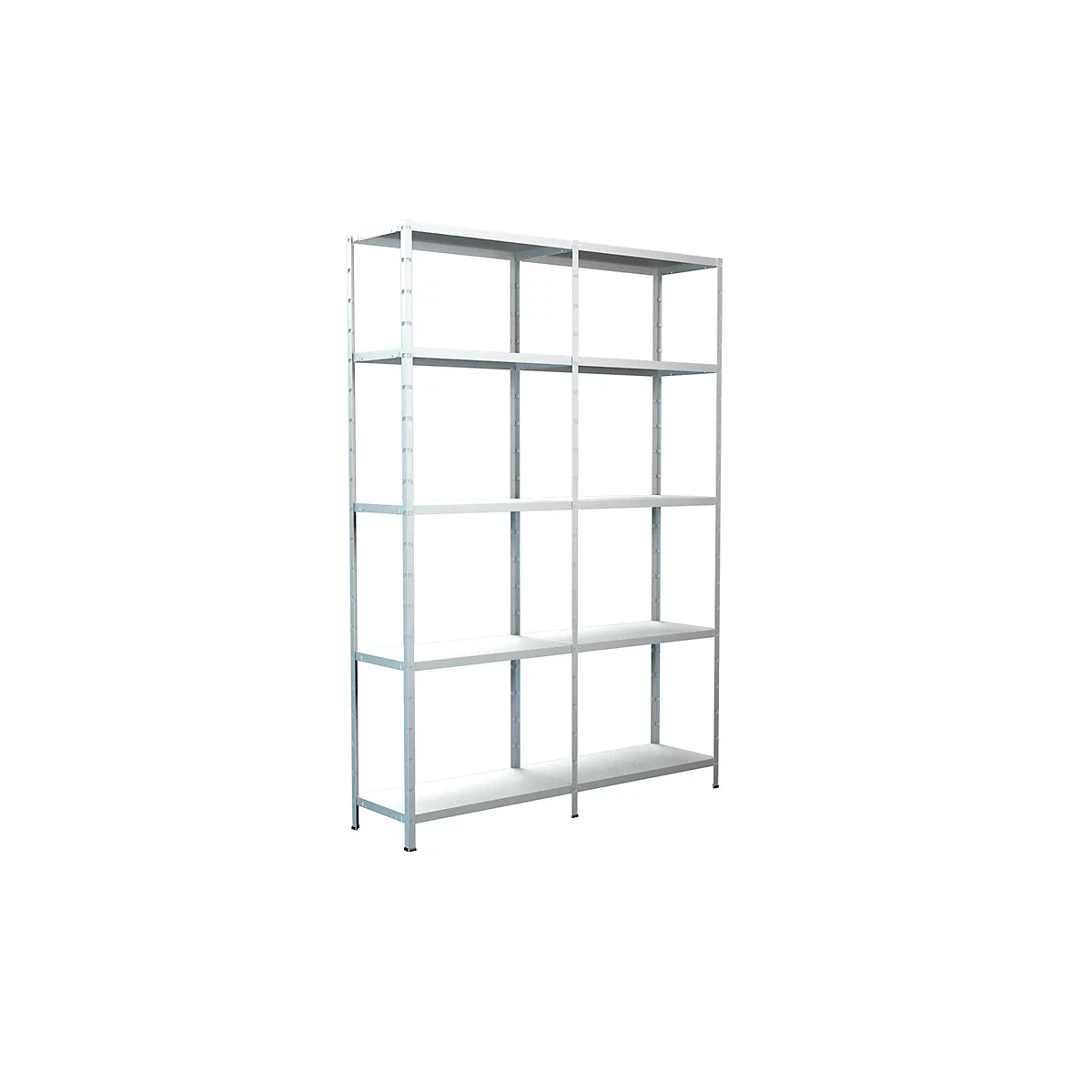 Rayonnage sans boulon, H 2000 x L 1400 x P 350 mm, blanc