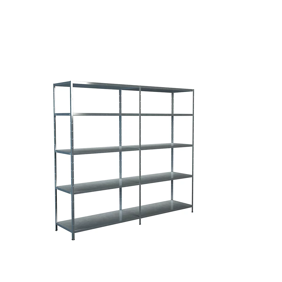 Rayonnage sans boulon, H 2000 x L 2200 x P 500 mm, galvanisé