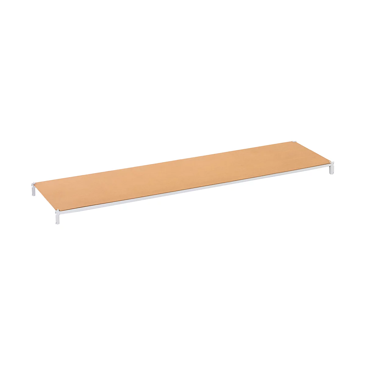 Rayonnage universel à emboîter, Plateau à fibres dures, l. 1500 x P 300 mm