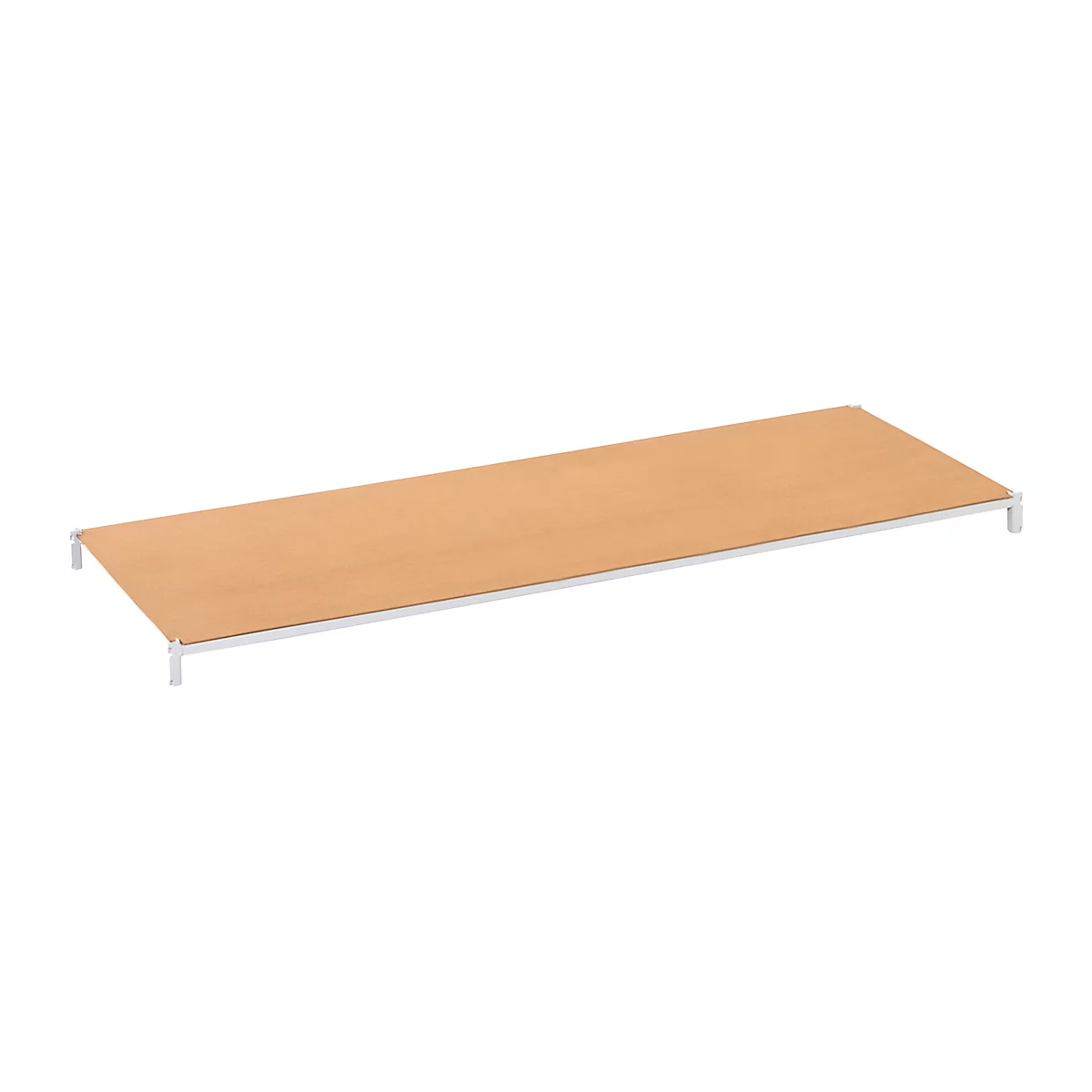 Rayonnage universel à emboîter, Plateau à fibres dures, l. 1500 x P 400 mm