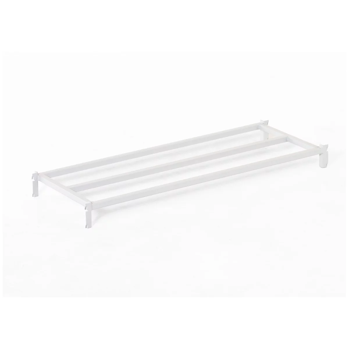 Rayonnage universel à emboîter, tablette grillagée, cap. du compartiment 76 kg, l. 1500 x P 400 mm