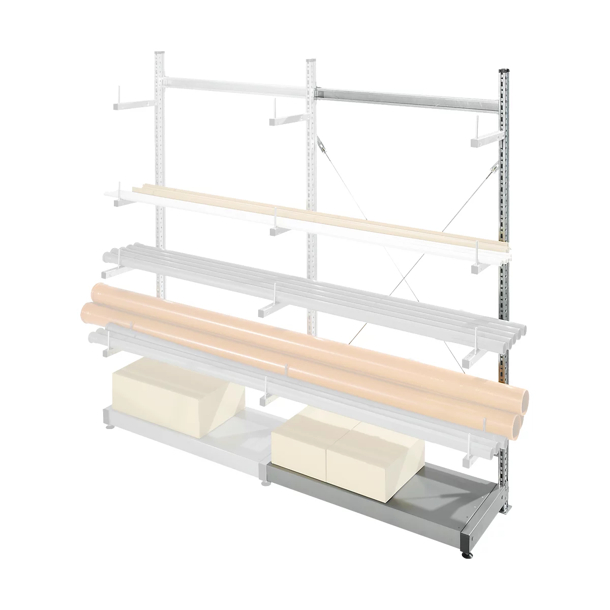 Rayonnages à cantilever KR 3000, Rayonnage d’extension