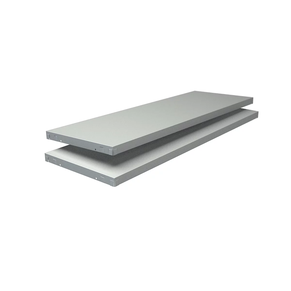 Rayonnages supplémentaires, pour rayonnages à emboîter, l. 1000 x P 350 mm, blanc