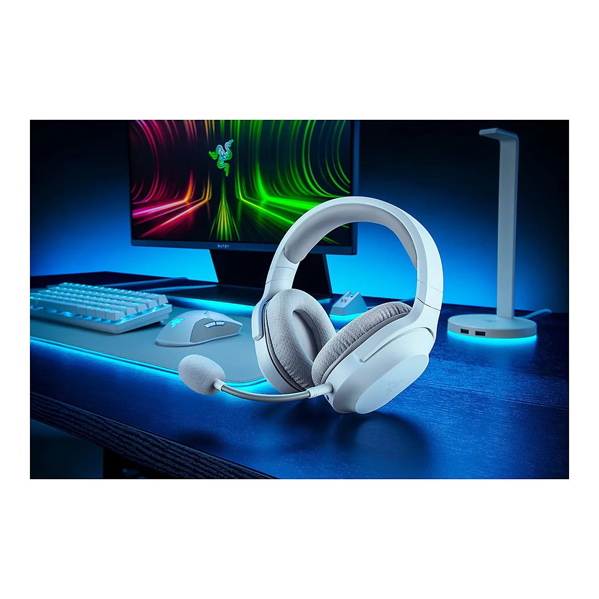 Razer Barracuda X - Headset - 7.1-Kanal - ohrumschließend - Bluetooth / 2,4 GHz Funkfrequenz - kabellos