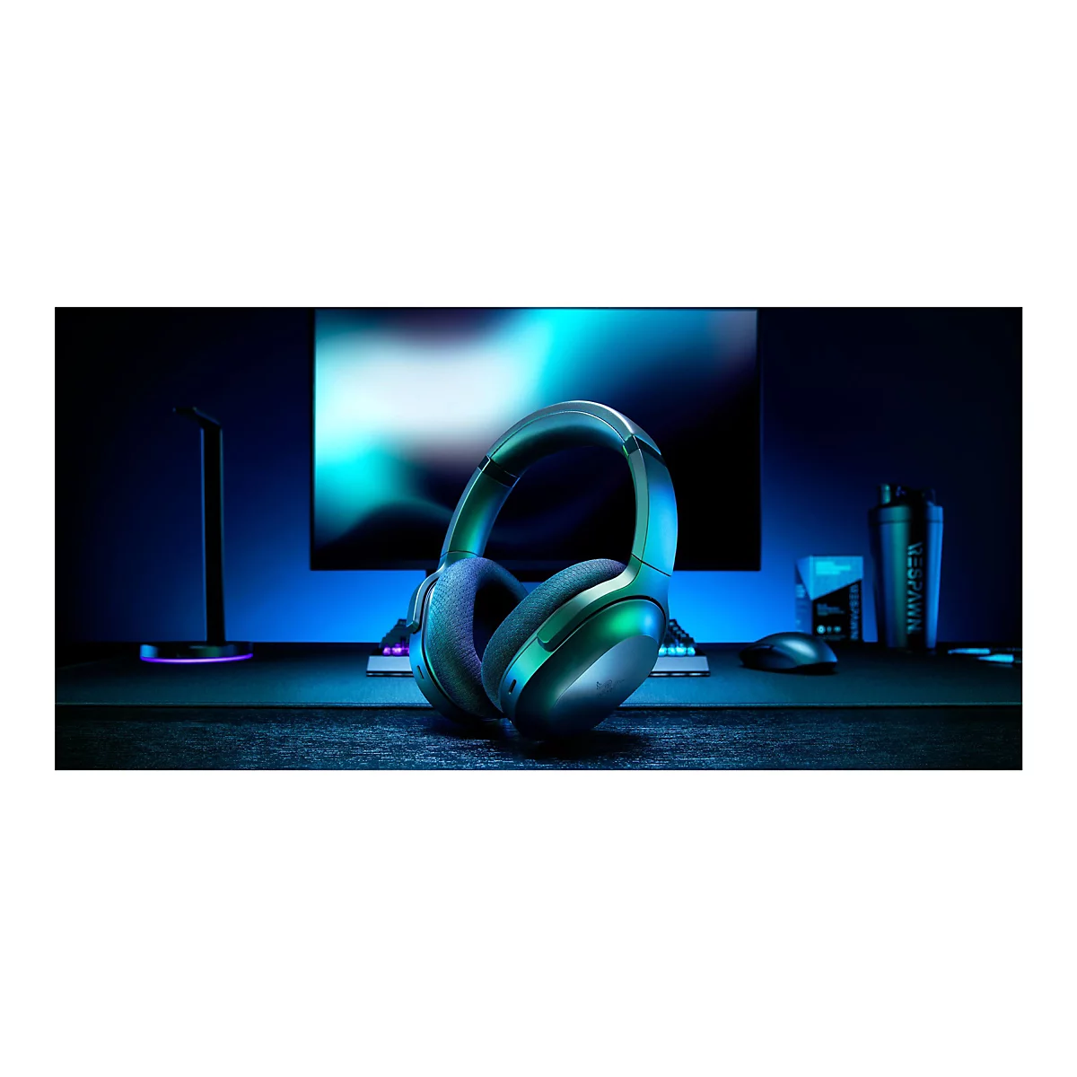 Razer Barracuda X - Headset - ohrumschließend - Bluetooth / 2,4 GHz Funkfrequenz - kabellos, kabelgebunden - 3,5 mm Stecker, USB-C