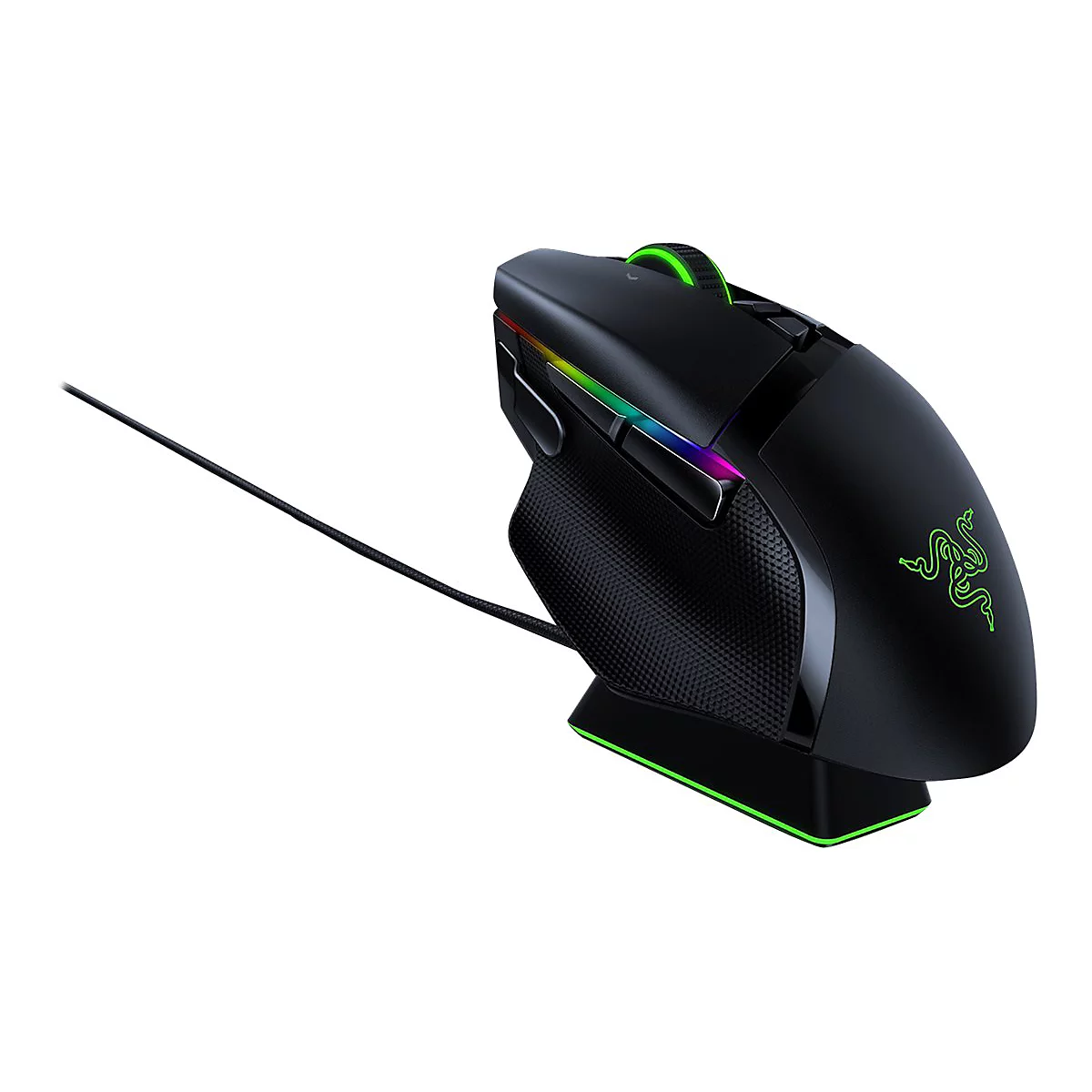 Razer Basilisk Ultimate - Maus - Für Rechtshänder - optisch - 11 Tasten - kabellos, kabelgebunden