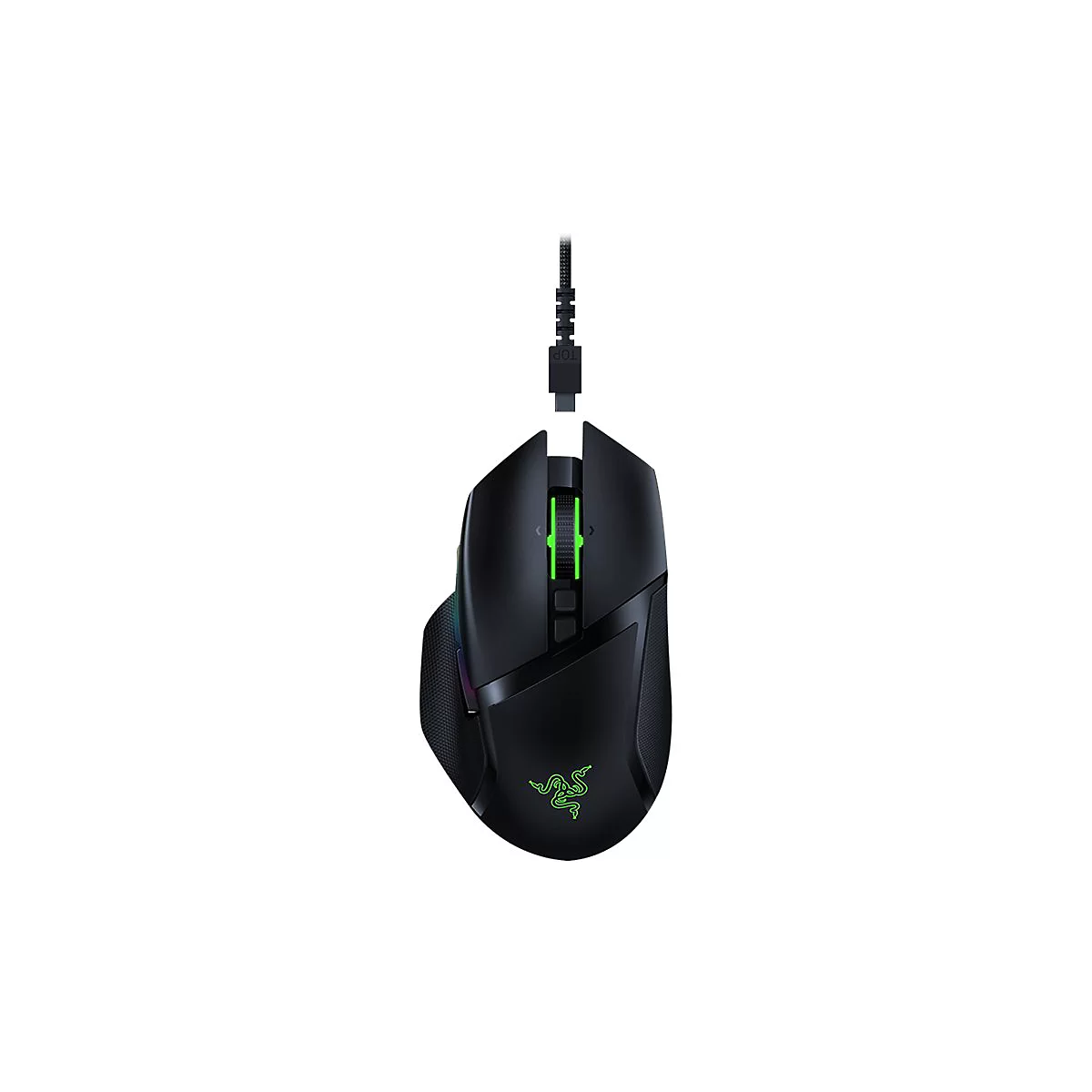 Razer Basilisk Ultimate - Maus - Für Rechtshänder - optisch - 11 Tasten - kabellos, kabelgebunden
