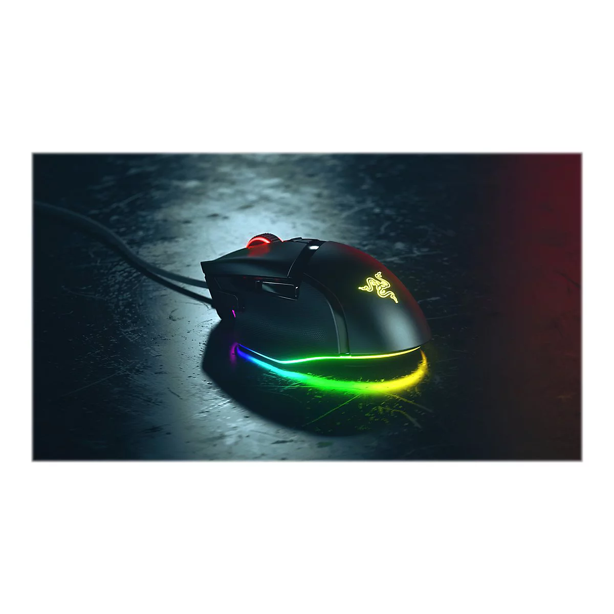 Razer Basilisk V3 - Maus - ergonomisch - Für Rechtshänder - optisch - 11 Tasten