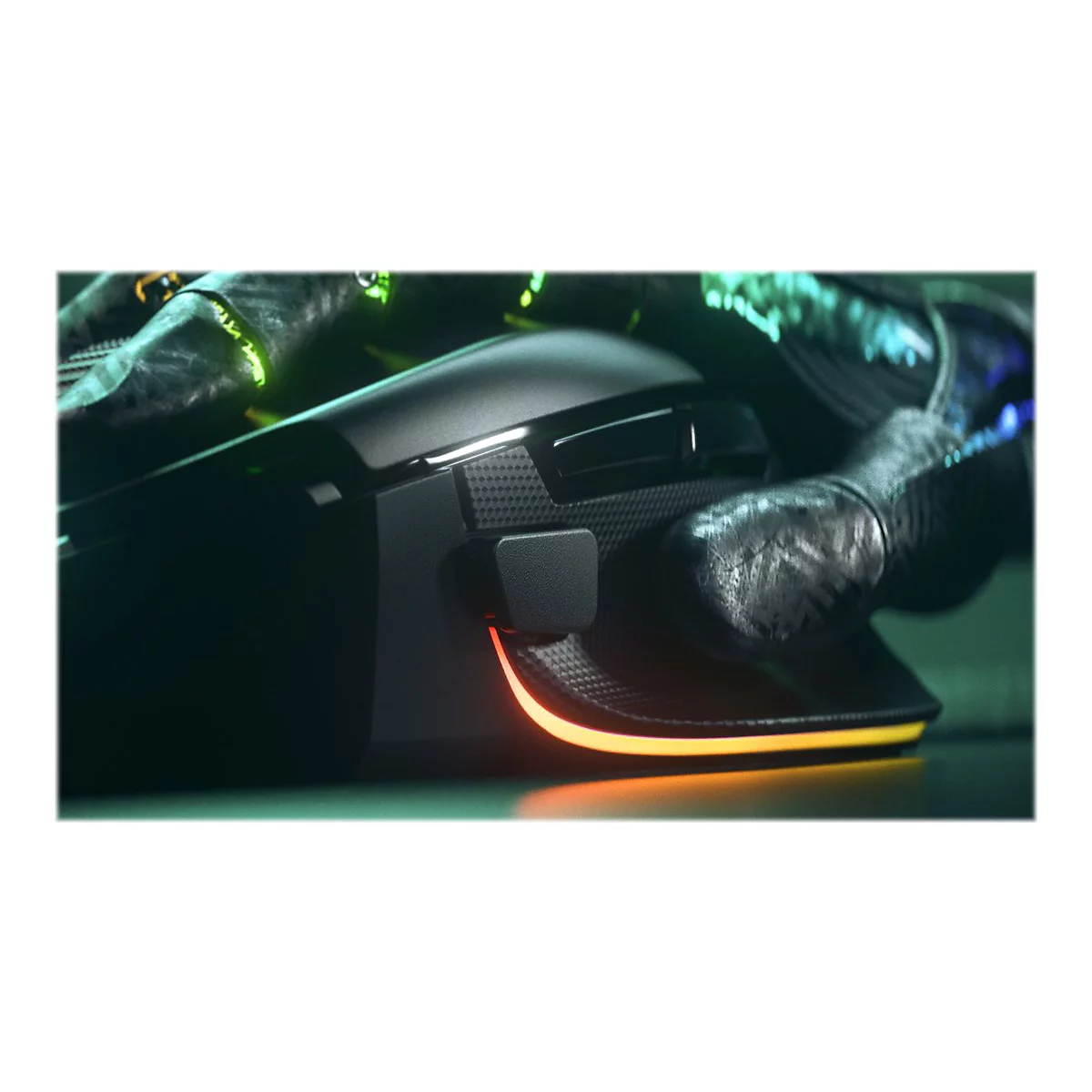 Razer Basilisk V3 - Maus - ergonomisch - Für Rechtshänder - optisch - 11 Tasten