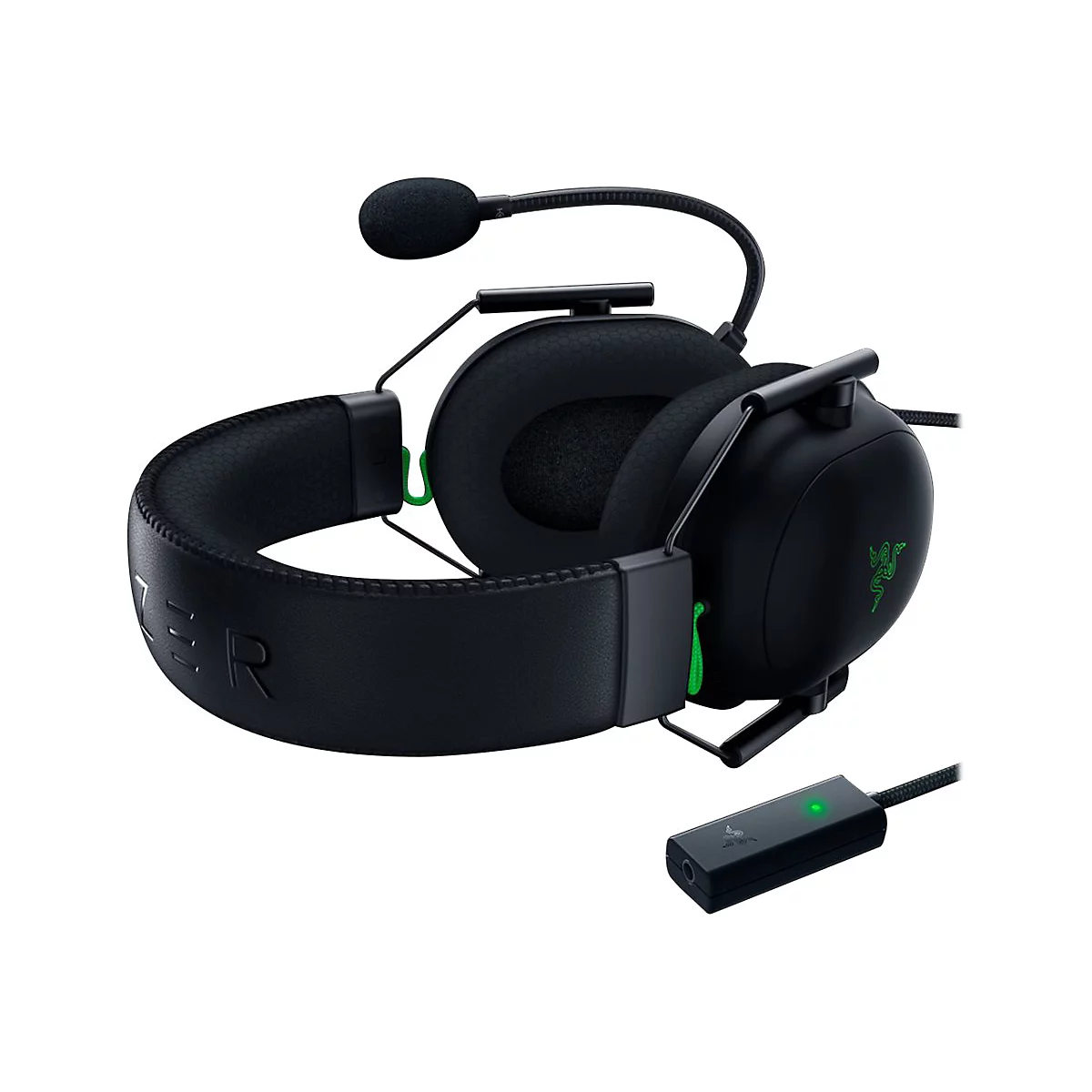 Razer BlackShark V2 - Headset - ohrumschließend - kabelgebunden - 3,5 mm Stecker - Geräuschisolierung