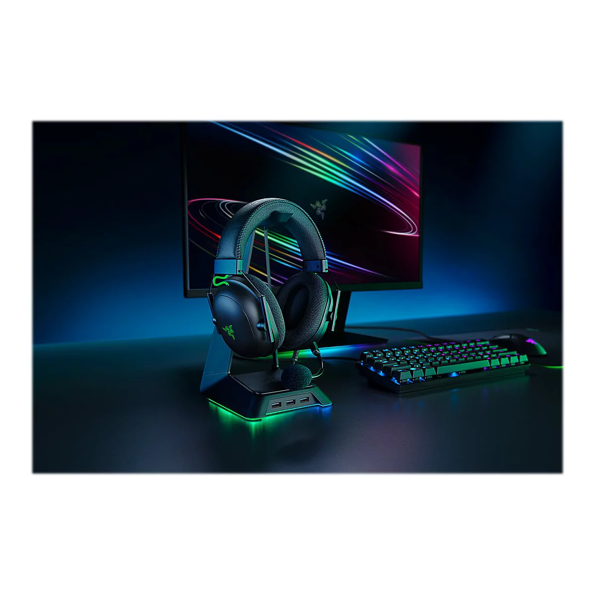 Razer BlackShark V2 - Headset - ohrumschließend - kabelgebunden - 3,5 mm Stecker - Geräuschisolierung