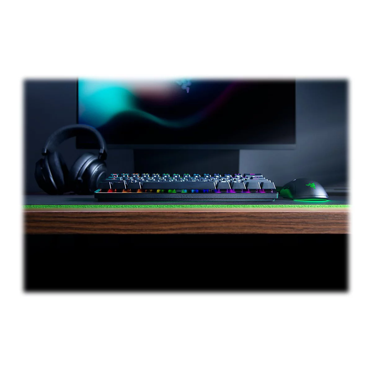 Razer Huntsman Mini - Tastatur - Hintergrundbeleuchtung - USB-C - QWERTZ - Deutsch