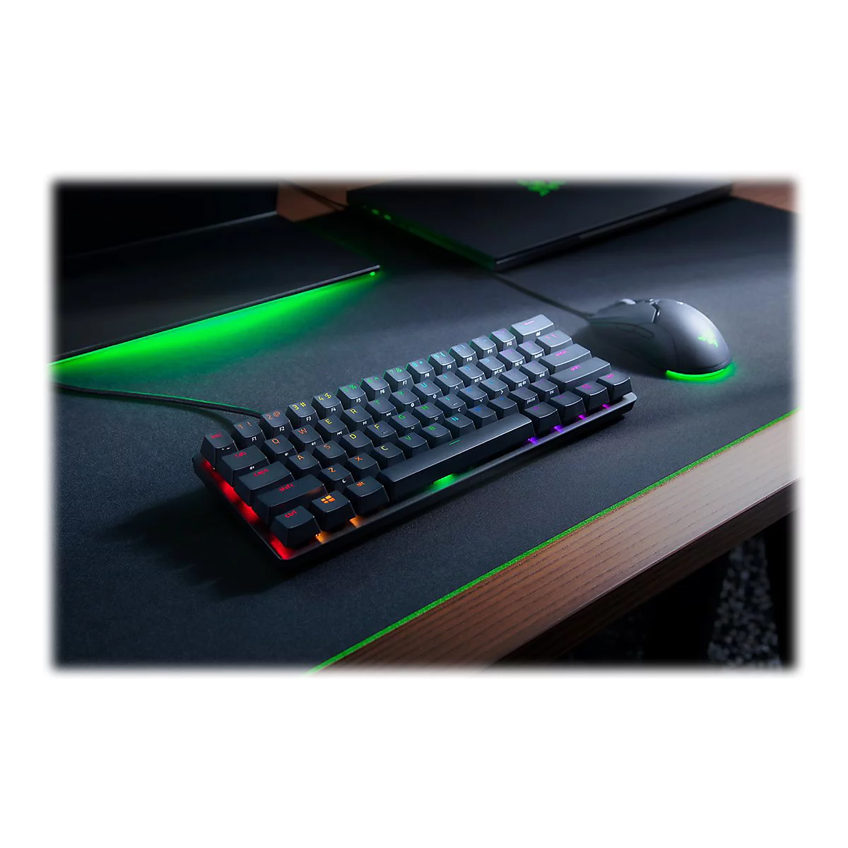 Razer Huntsman Mini - Tastatur - Hintergrundbeleuchtung - USB-C - QWERTZ - Deutsch
