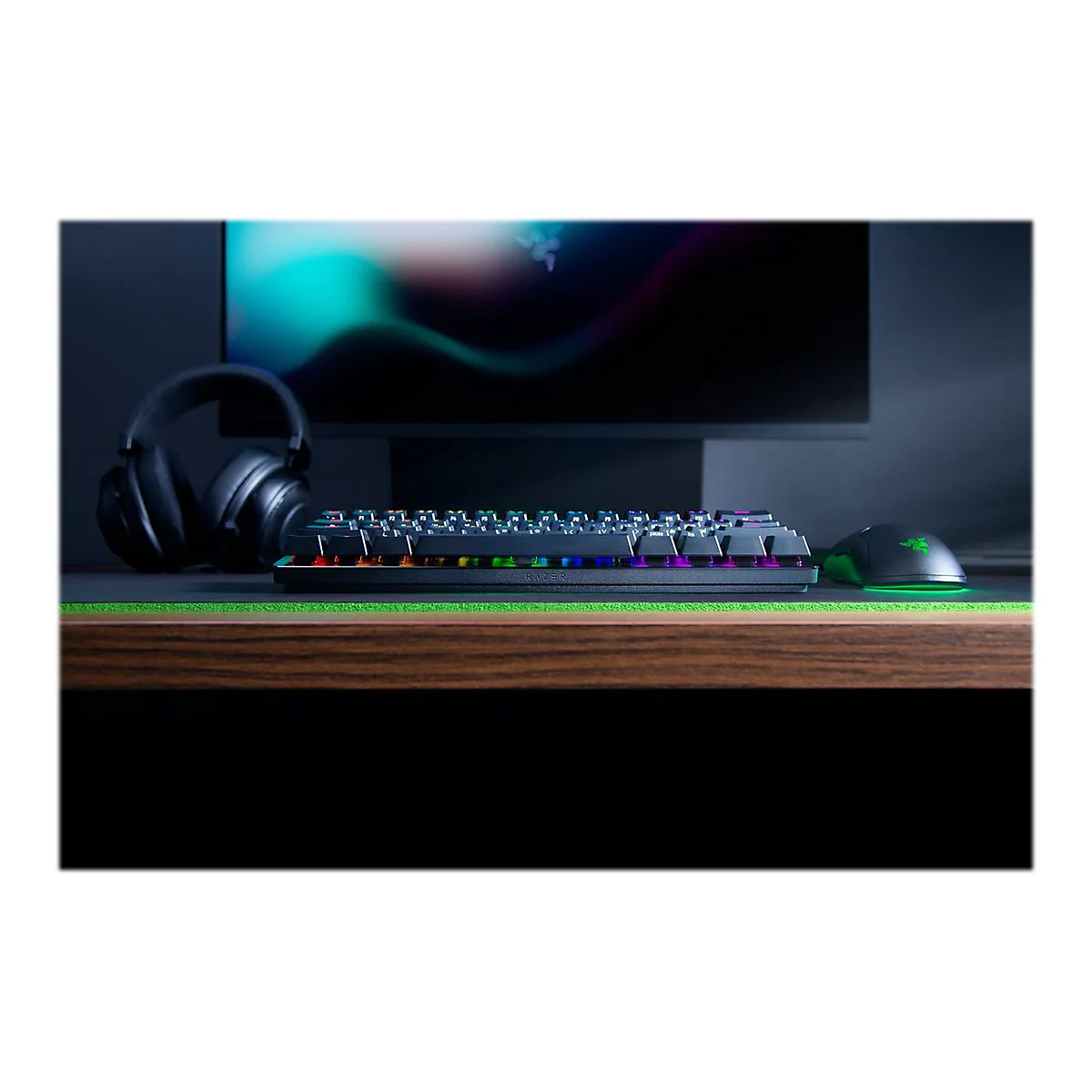Razer Huntsman Mini - Tastatur - Hintergrundbeleuchtung - USB-C - QWERTZ - Deutsch