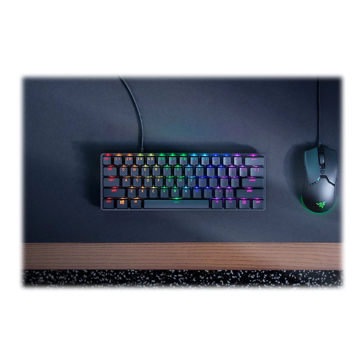 Razer Huntsman Mini - Tastatur - Hintergrundbeleuchtung - USB-C - QWERTZ - Deutsch
