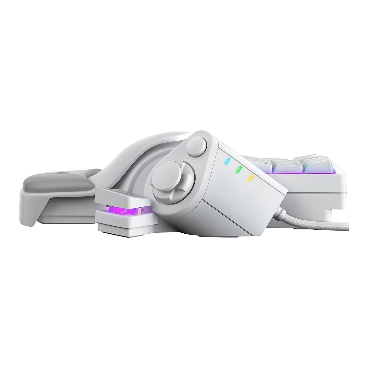 Razer Tartarus Pro - Tastenfeld - mit 8-way directional thumbpad, Scroll-Rädchen, Key-Map-Anzeige, Hyperesponse Daumentaste, Leertaste-Aktuator - hintergrundbeleuchtet - USB - Tastenschalter: Razer Analog Optical Switches