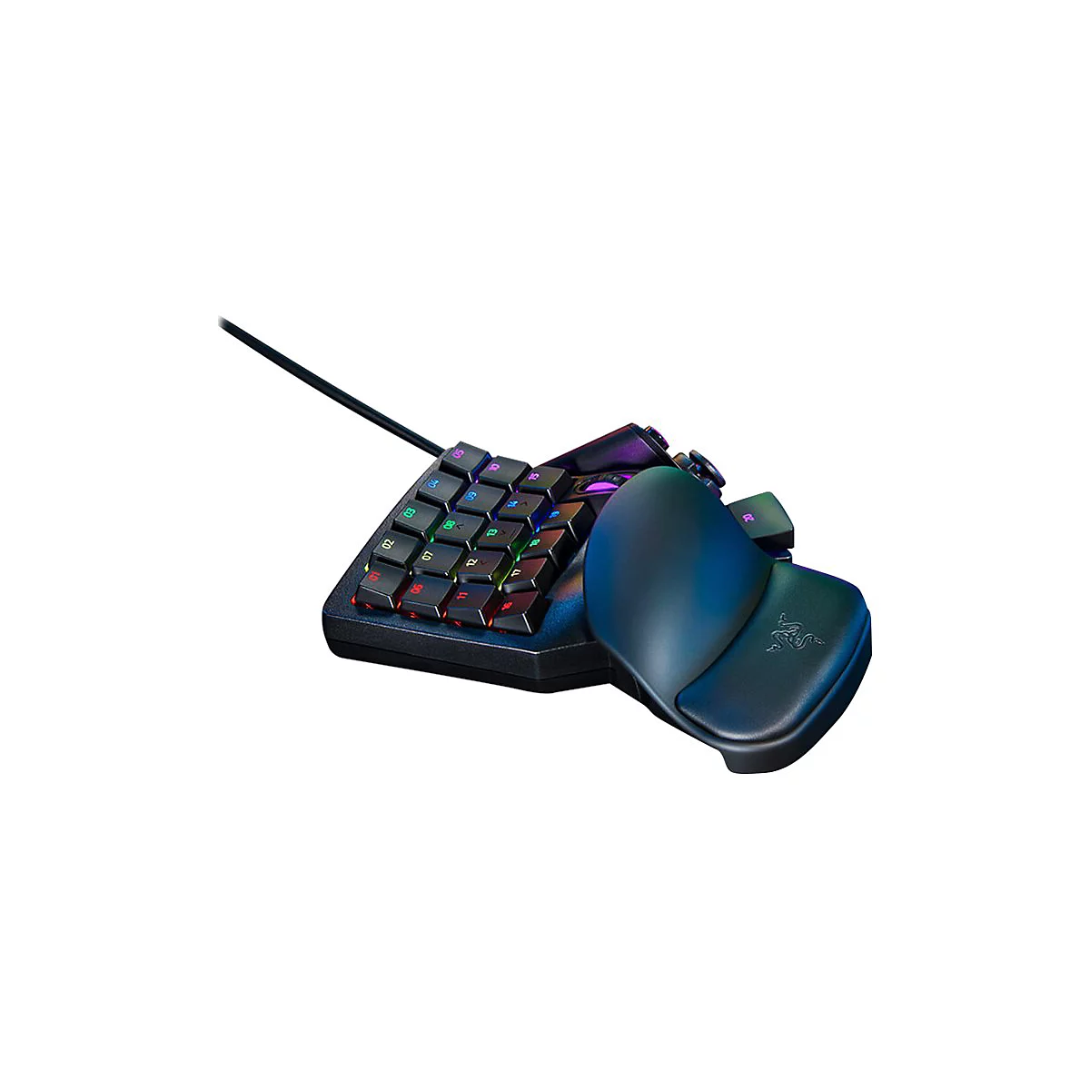 Razer Tartarus Pro - Tastenfeld - mit Scroll-Rädchen, 8-way directional thumbpad - hintergrundbeleuchtet - USB - Tastenschalter: Razer Analog Optical Switches