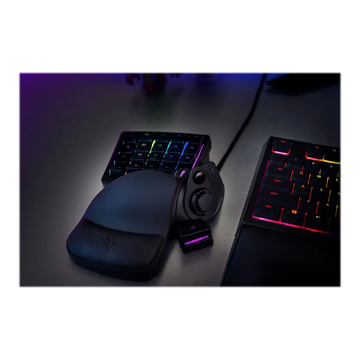 Razer Tartarus V2 - Tastenfeld - mit Scroll-Rädchen, 8-way directional thumbpad - hintergrundbeleuchtet - USB - für Komplett Epic Gaming PC a125