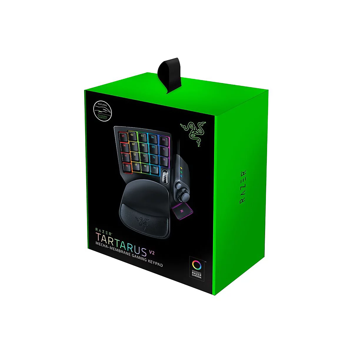 Razer Tartarus V2 - Tastenfeld - mit Scroll-Rädchen, 8-way directional thumbpad - hintergrundbeleuchtet - USB - für Komplett Epic Gaming PC a125