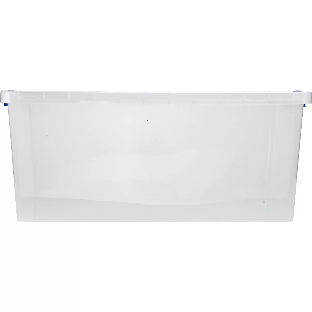 Really Useful Boxes stapelbare opbergboxen, transparant, met deksel, 62 l, 5 stuks