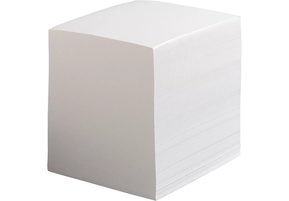 Recambio de papel de carta, blanco, 90x90x90 mm, 700 hojas