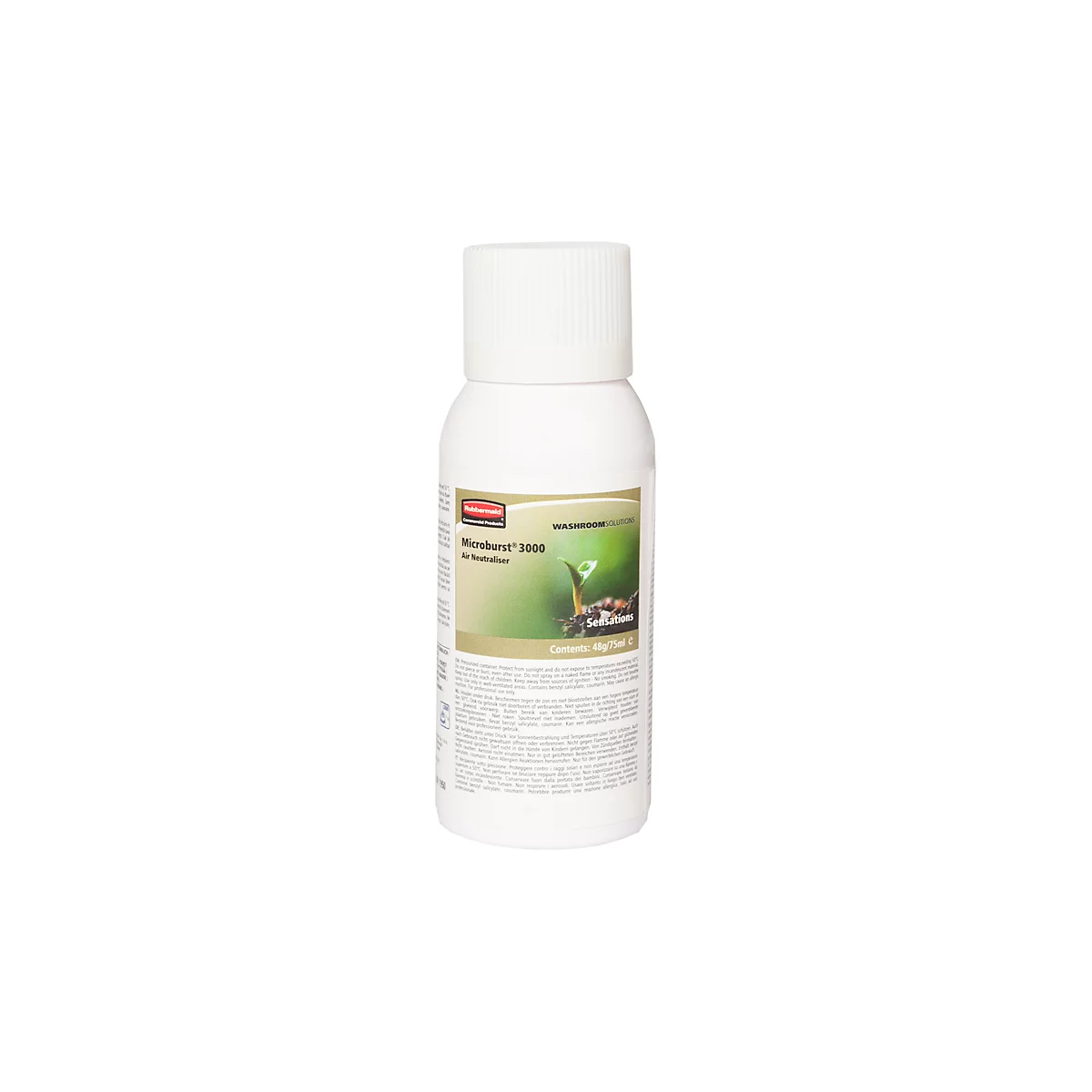 Recharge de diffuseur de parfum Rubbermaid Microburst-3000, 12 doses par paquet, Sensations (bouquet floral avec noix de coco et vanille)