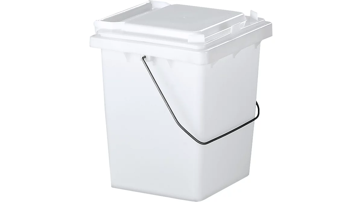 Recogedor de materiales reciclables Mülli 10, blanco/neutro
