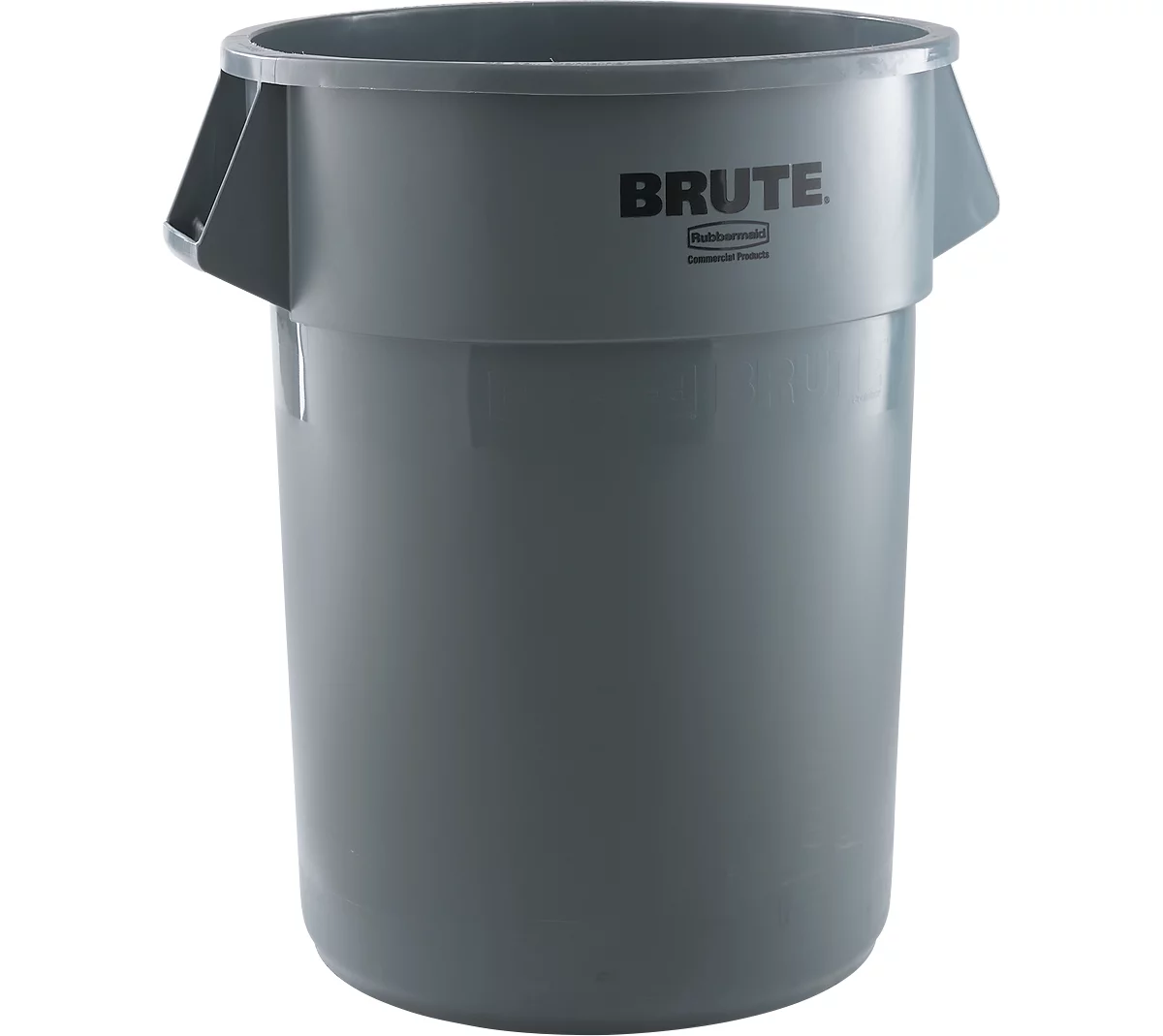 Recogedor de residuos reciclables Brute, polietileno, redondo, 208 l, gris