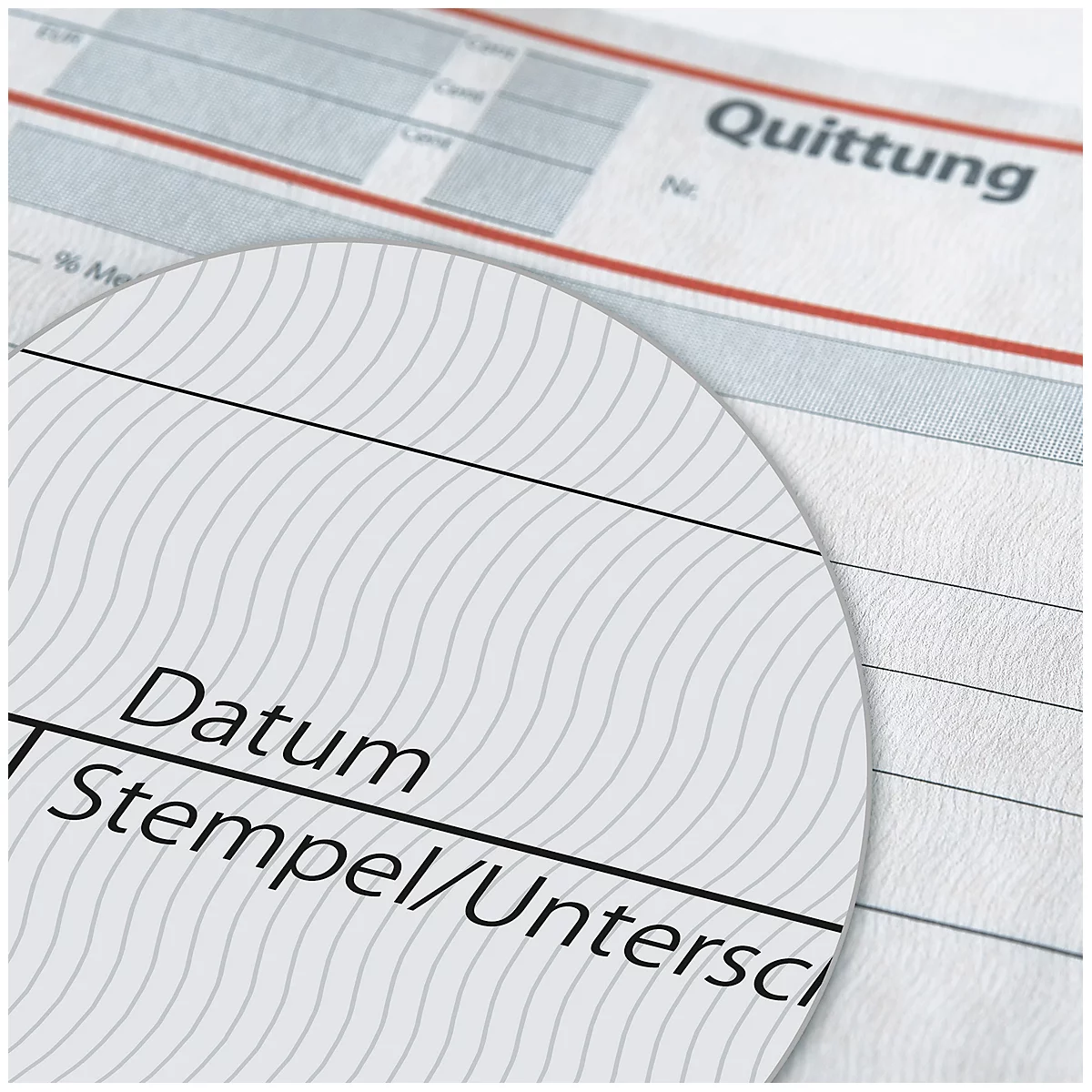 Reçus avec TVA SD021 sigel®, format A6 paysage, 2 x 40 feuilles, papier autocopiant
