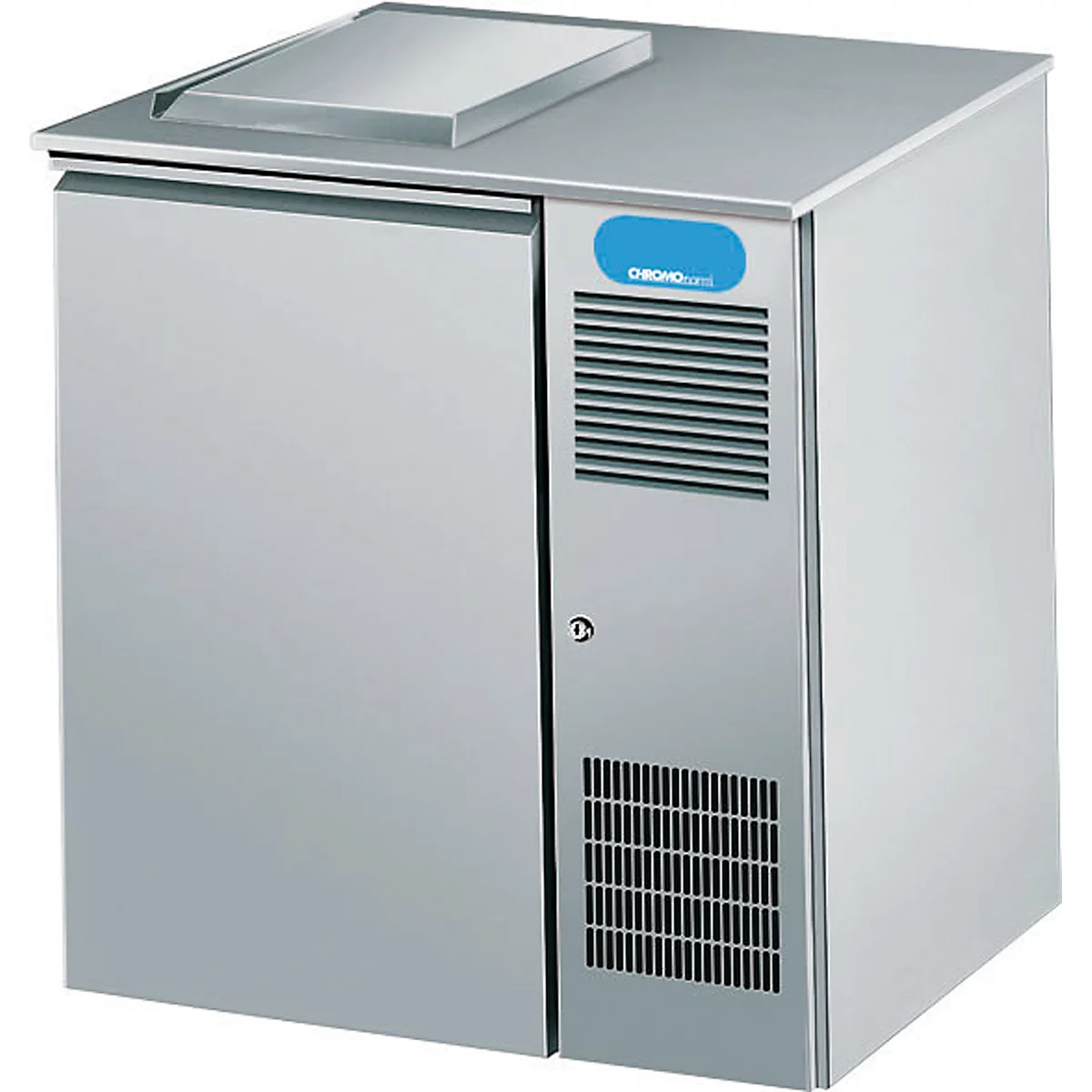 Refroidisseur de déchets 2 x 120 L, inox