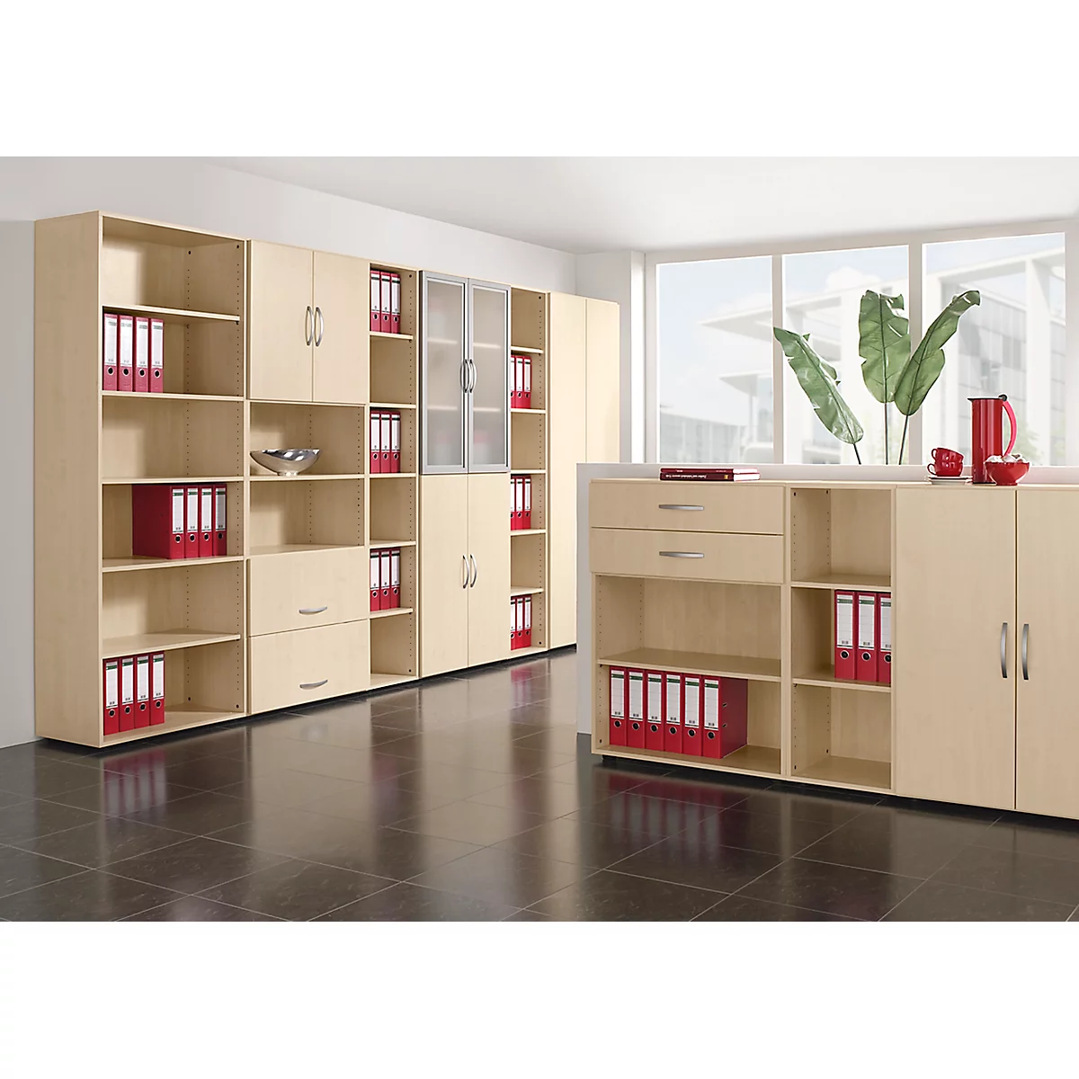 Regal PALENQUE, 3 OH, B 400 x T 400 x H 1104 mm, Ahorn