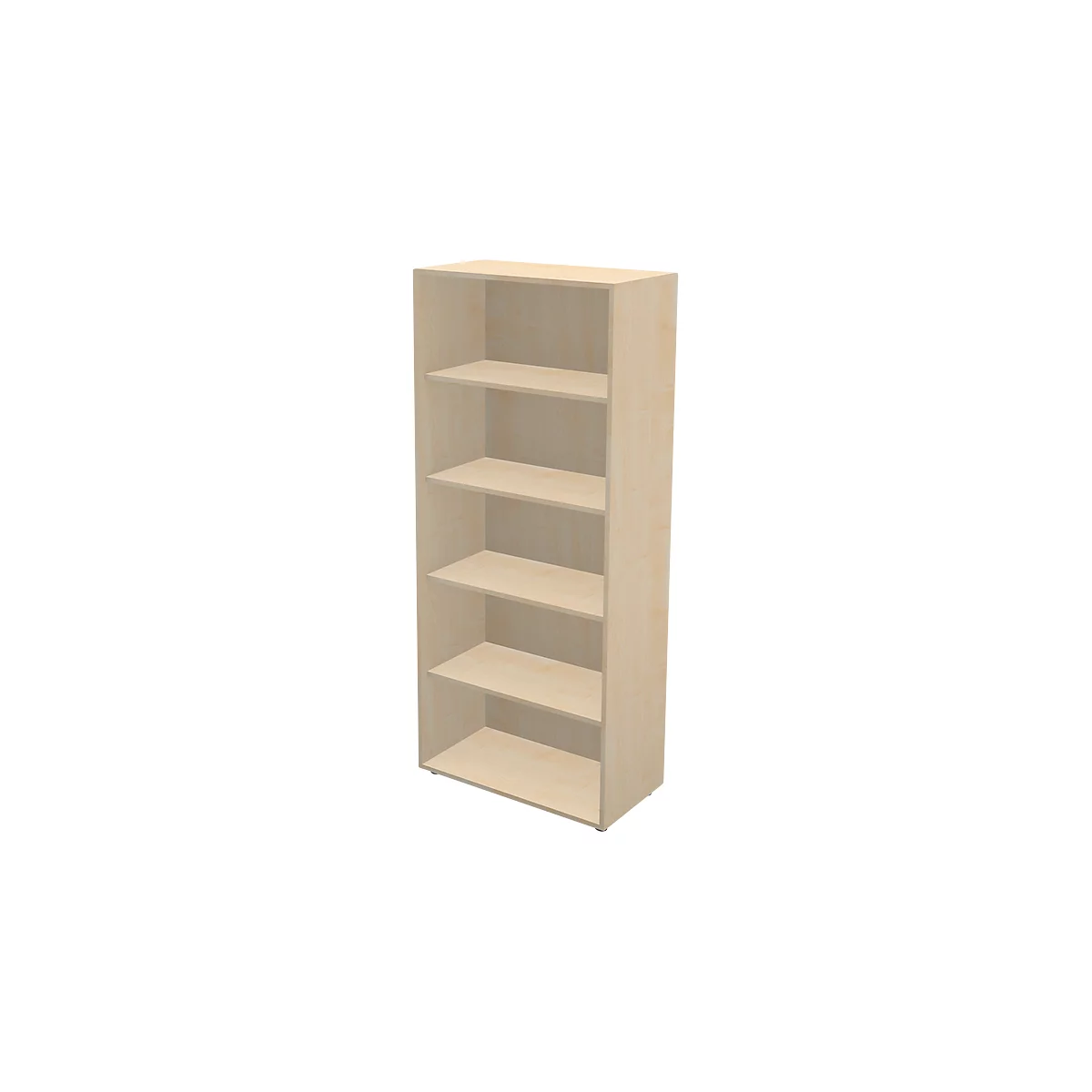 Regal TETRIS WALL, 5 Ordnerhöhen, B 800 x T 420 x H 1880 mm, Ahorn-Dekor