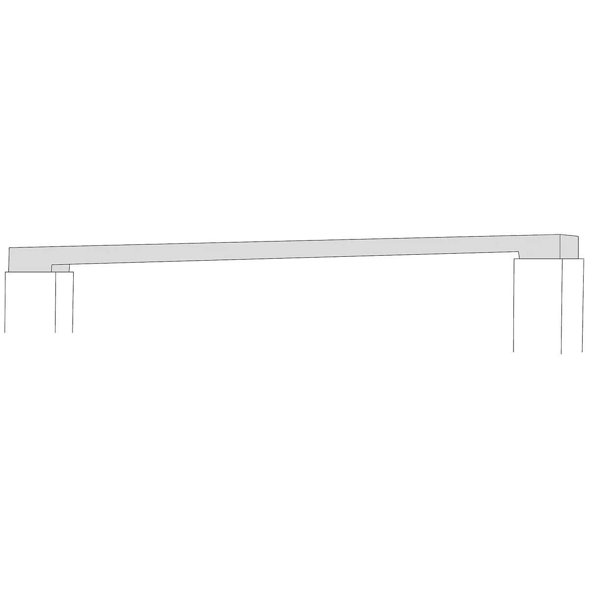 Regalverbinder, für Variabo Freiarmregal