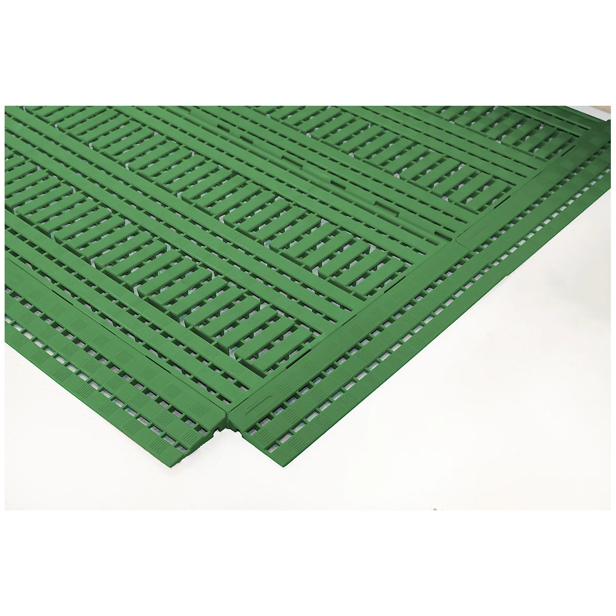 Rejilla de suelo Work Deck, L 1200 x W 600 x H 25 mm, verde