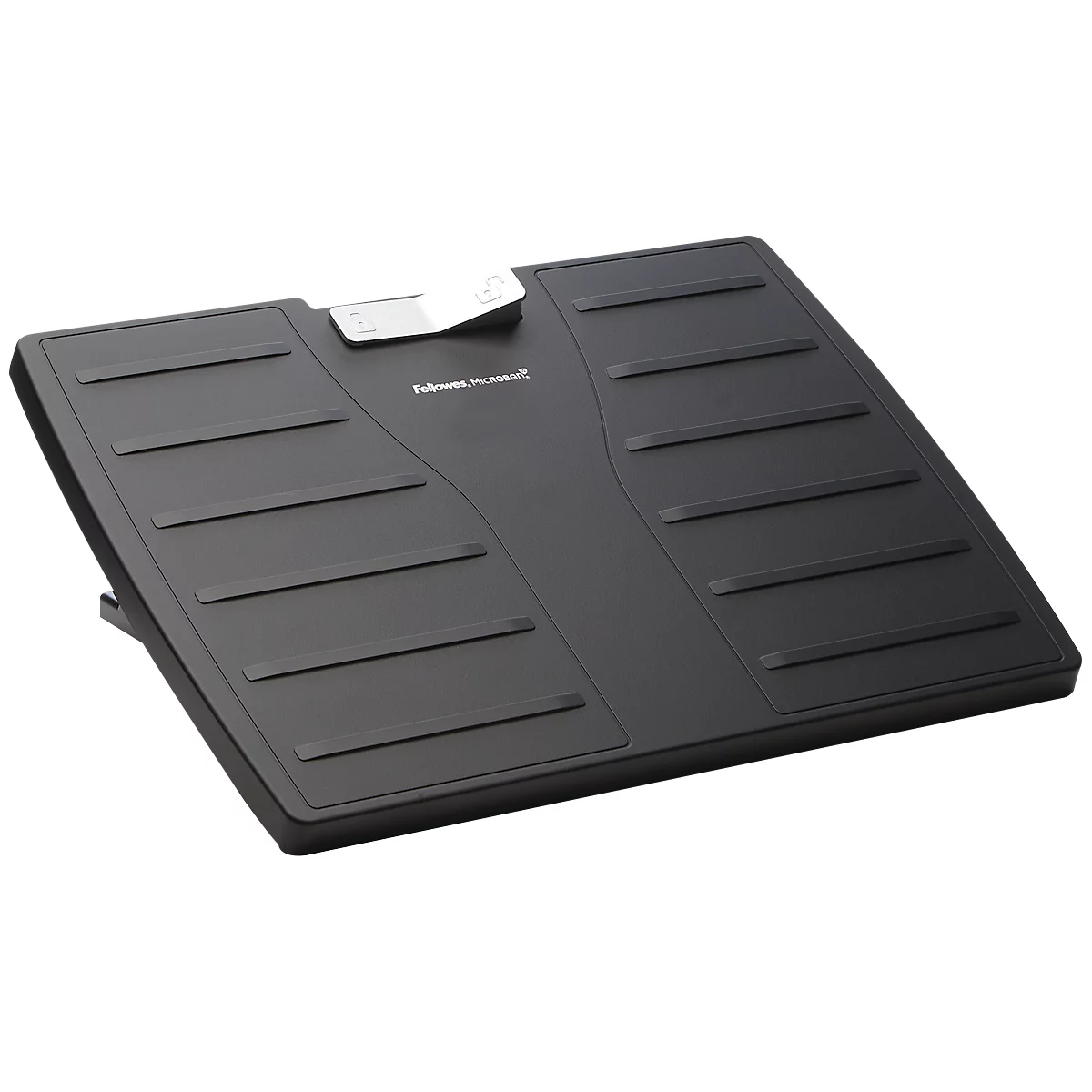 Reposapiés Fellowes Office Suites™ Microban®, ajustable en altura 3 niveles, rectangular