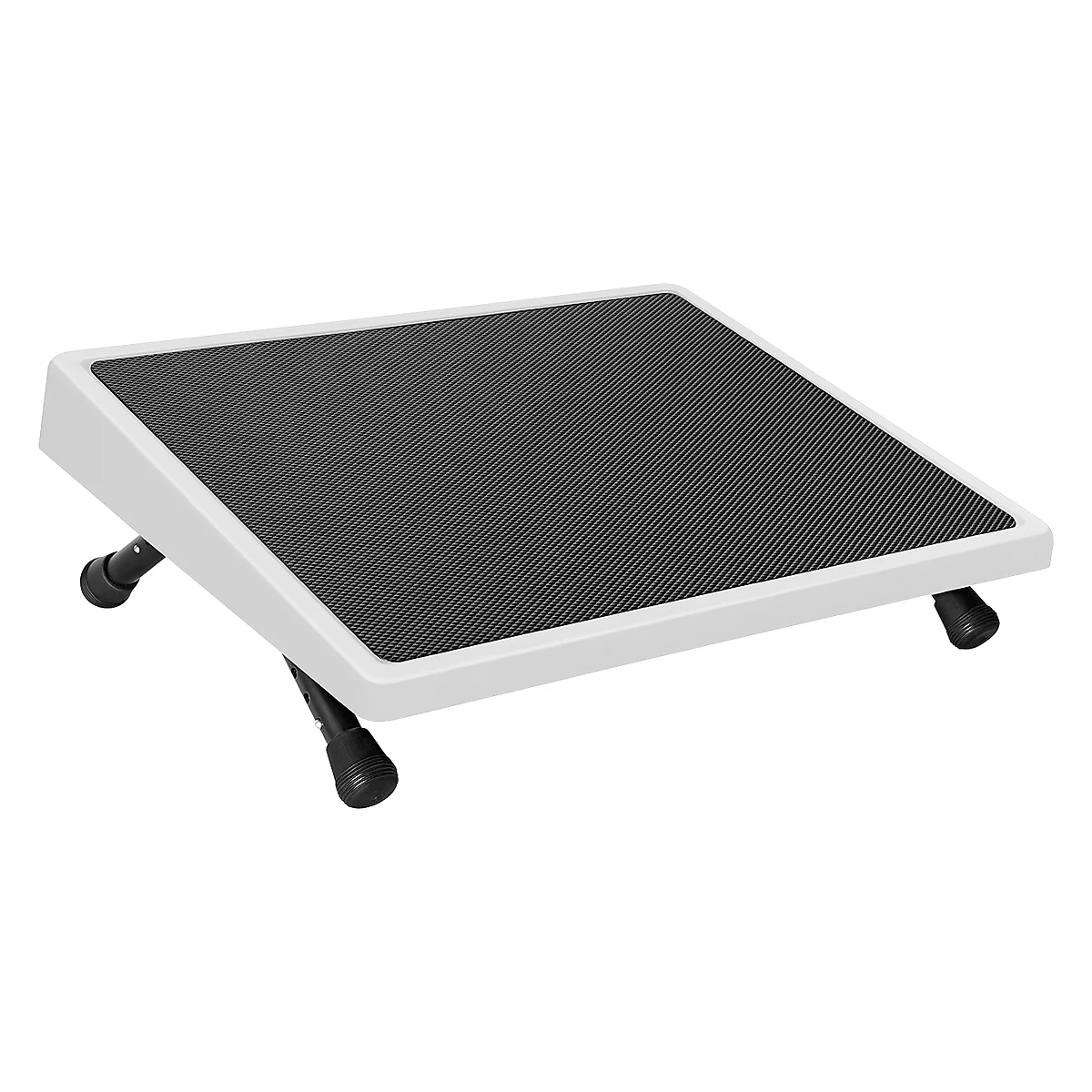 Repose-pieds Confort - métal - gris clair
