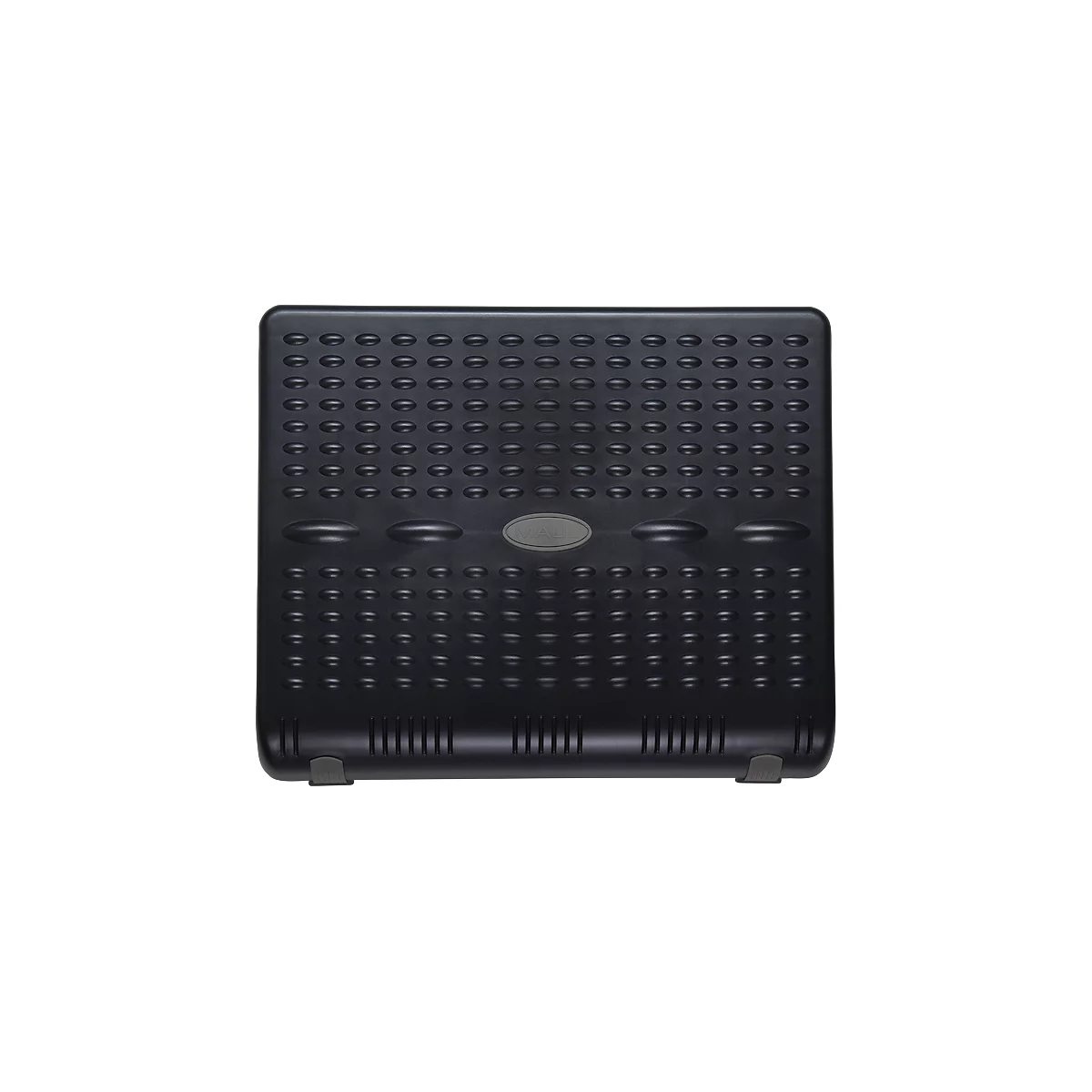 Repose-pieds MAUL MAULstandard, réglable en hauteur et en inclinaison, surface d'appui antidérapante à picots de 450 x 353 mm, pieds en caoutchouc, plastique, noir