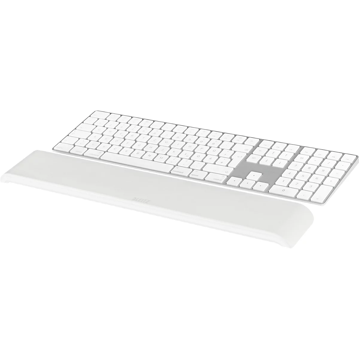 Repose-poignets Leitz Cosy, pour clavier, ergonomique, réglable, rembourré de mousse, L 71 x P 437 x H 22 mm, gris