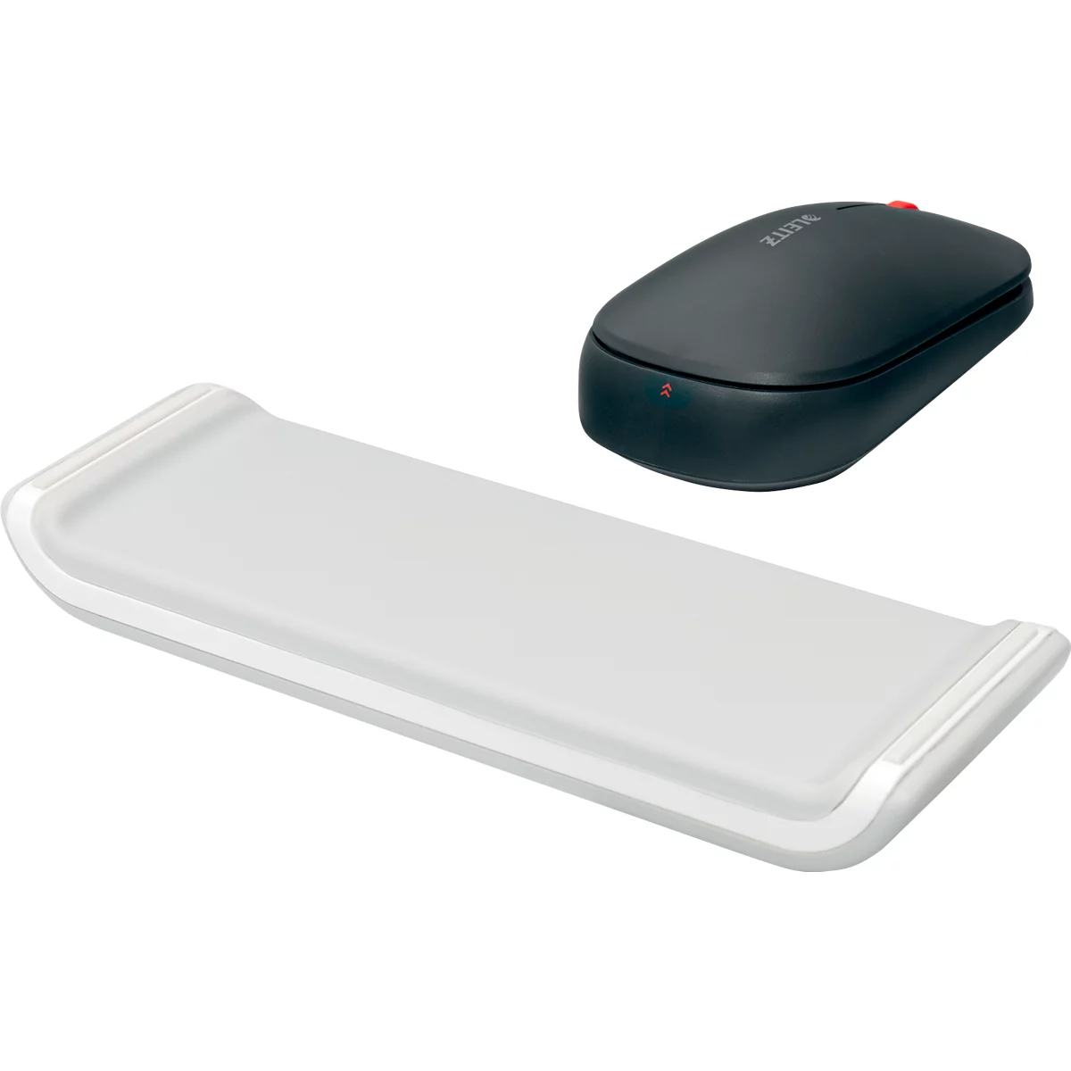 Repose-poignets Leitz Cosy, pour la souris, ergonomique, réglable en hauteur, rembourré de mousse, L 60 x P 138 x H 21 mm, gris