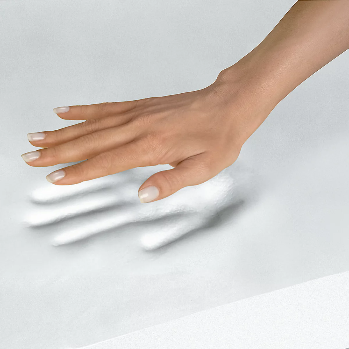 Repose-poignets pour clavier avec mousse à mémoire de forme, noir