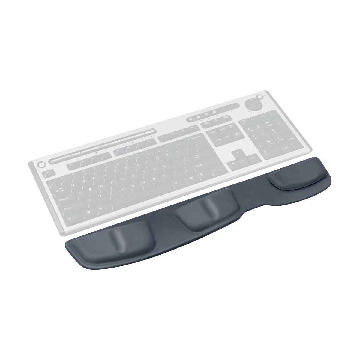 Repose-poignets pour clavier, tissu, noir