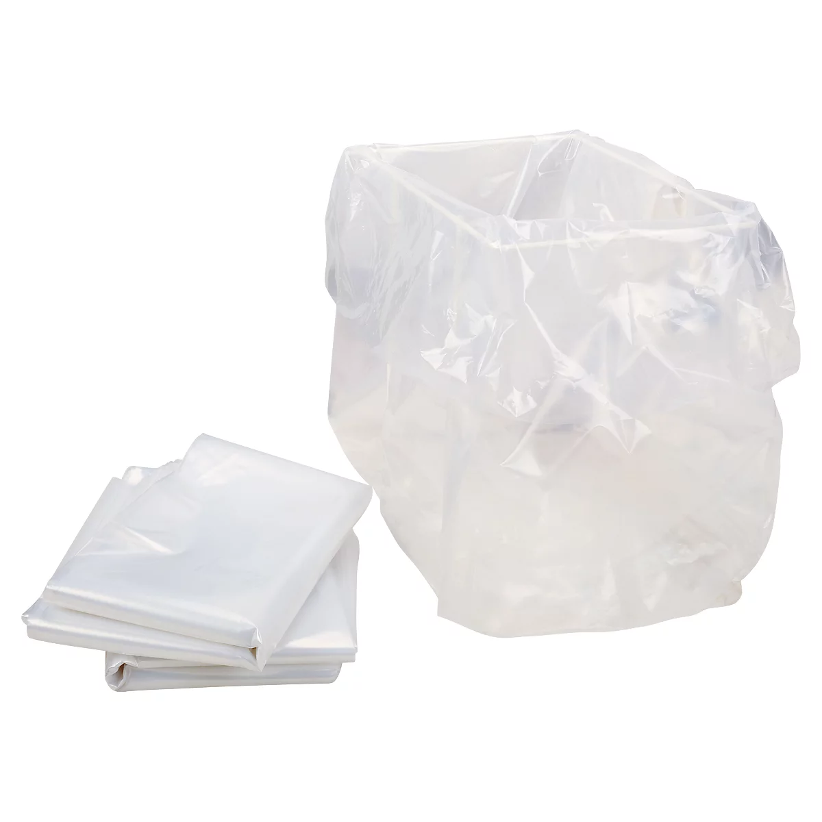 Reusable collection bags for document shredders, 75 liters, 100 pieces