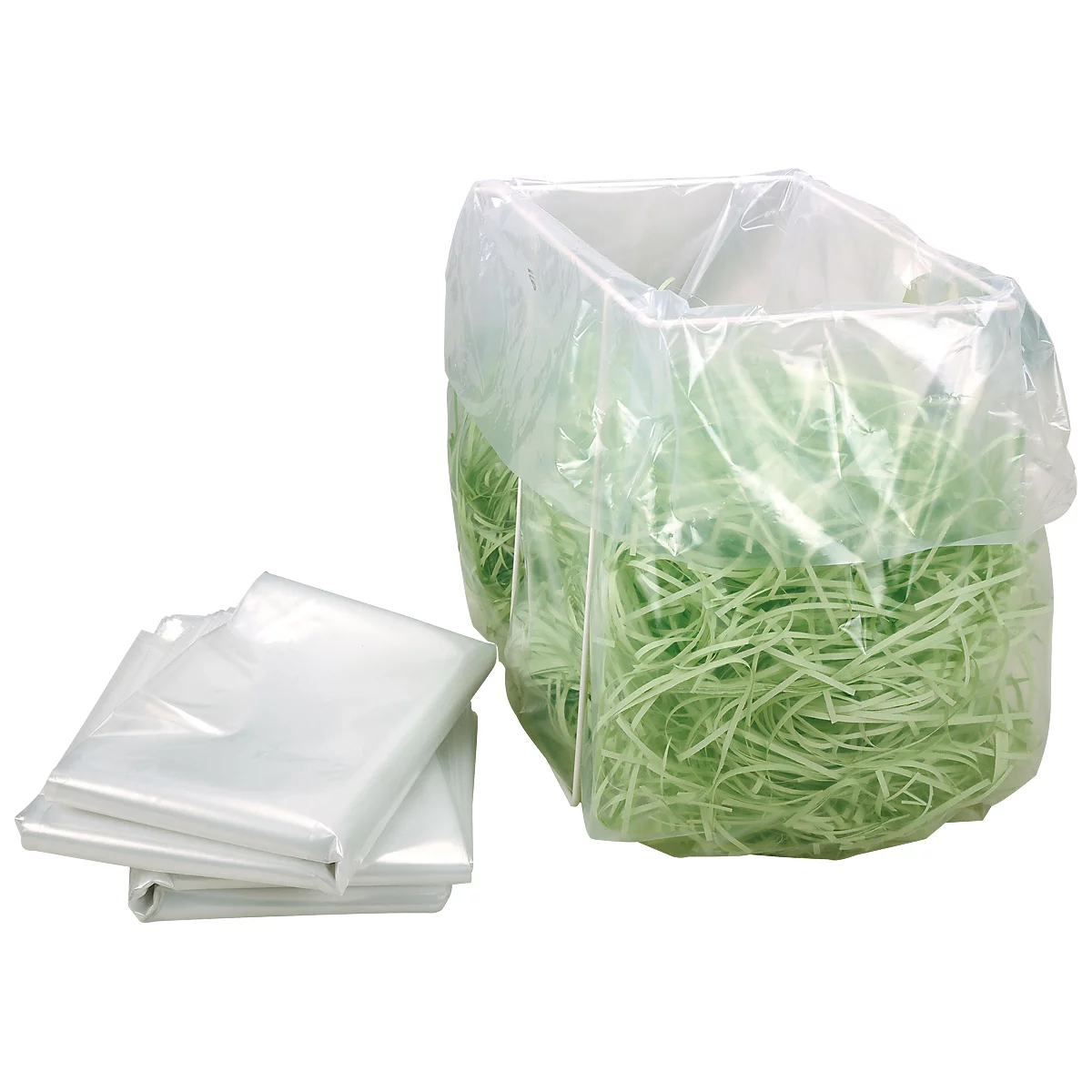 Reusable collection bags for document shredders, 75 liters, 100 pieces