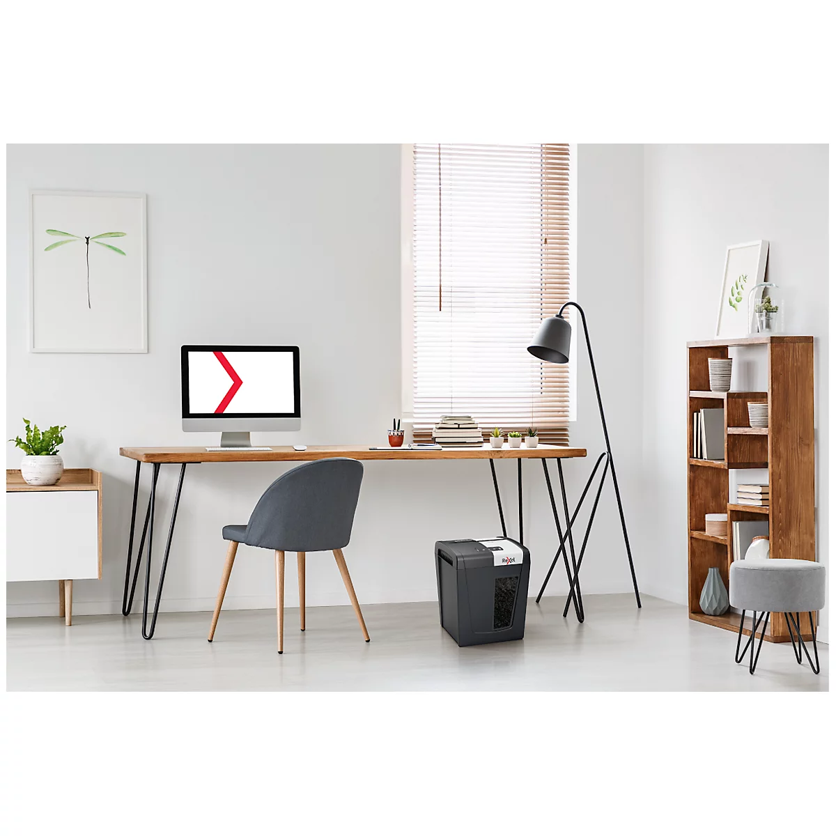 Rexel Secure X6 Aktenvernichter P4, Partikelschnitt 4 x 40 mm, 10 l, 6 Blatt Schnittleistung, Anti-Papierstau-Technologie, schwarz
