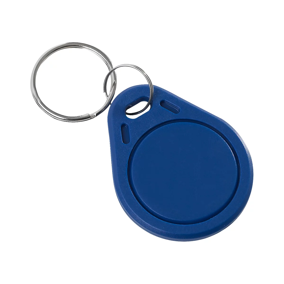RFID-sleutelhanger, voor RFID-vergrendelingssystemen, Mifare Ultralight (13,56 MHz), blauw, 5 st.